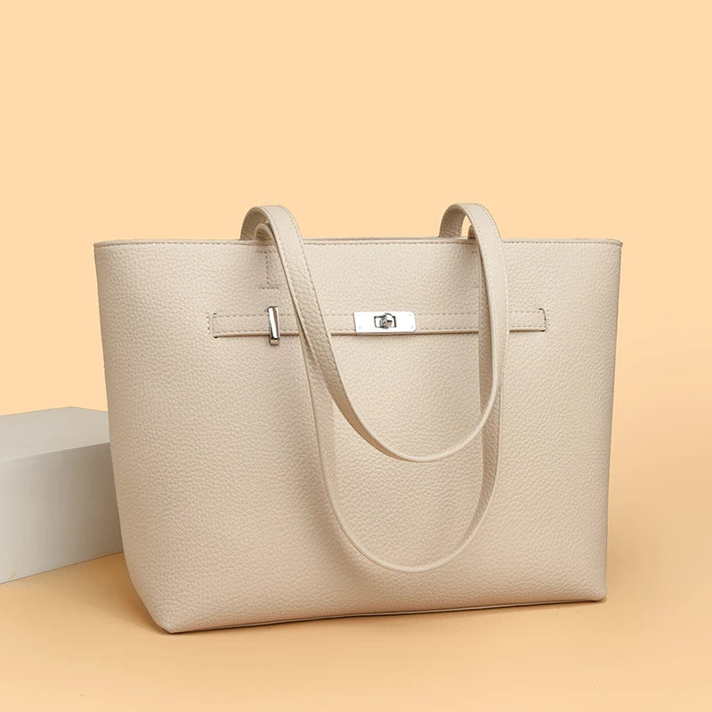 Elegant Leather Shoulder Bag For Women, Crossbody Messenger Handbags Timeless Design By Famous Luxury Brand