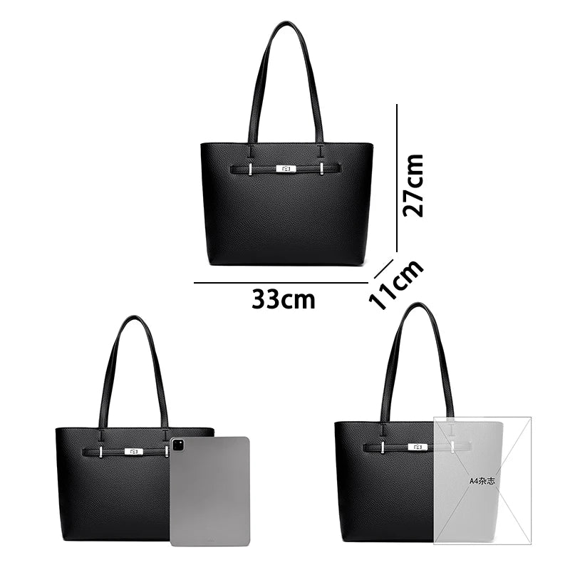 Elegant Leather Shoulder Bag For Women, Crossbody Messenger Handbags Timeless Design By Famous Luxury Brand