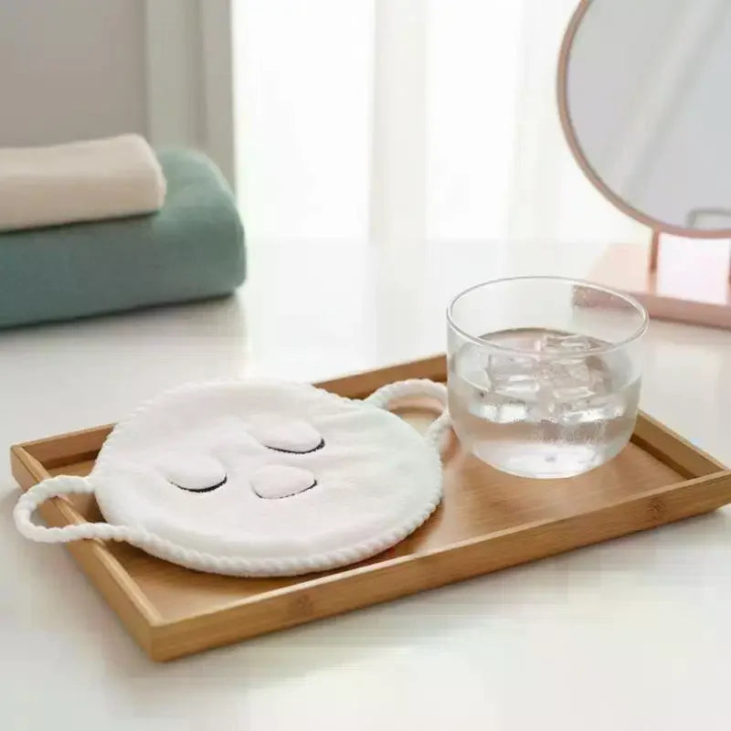Reusable Hot And Cold Compress Face Masks Towel Moisturizing Facial Steamer Soft Gentle For Skin Care