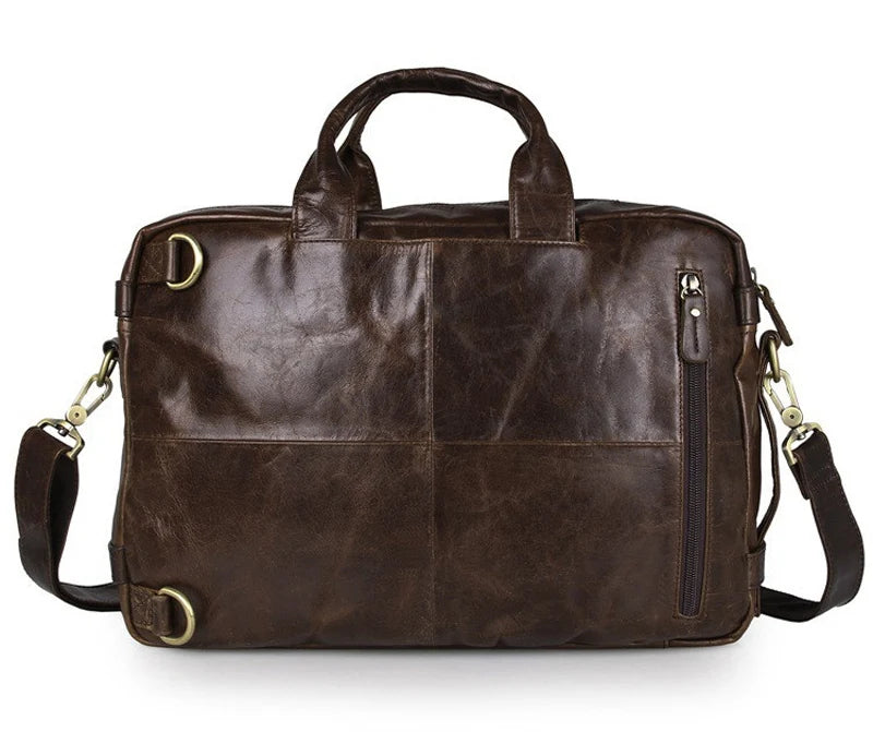 High Class Genuine Leather Messenger bag Men Leather shoulder Bag Business Briefcase Laptop Crossbody Bag Sling Tote Handbag