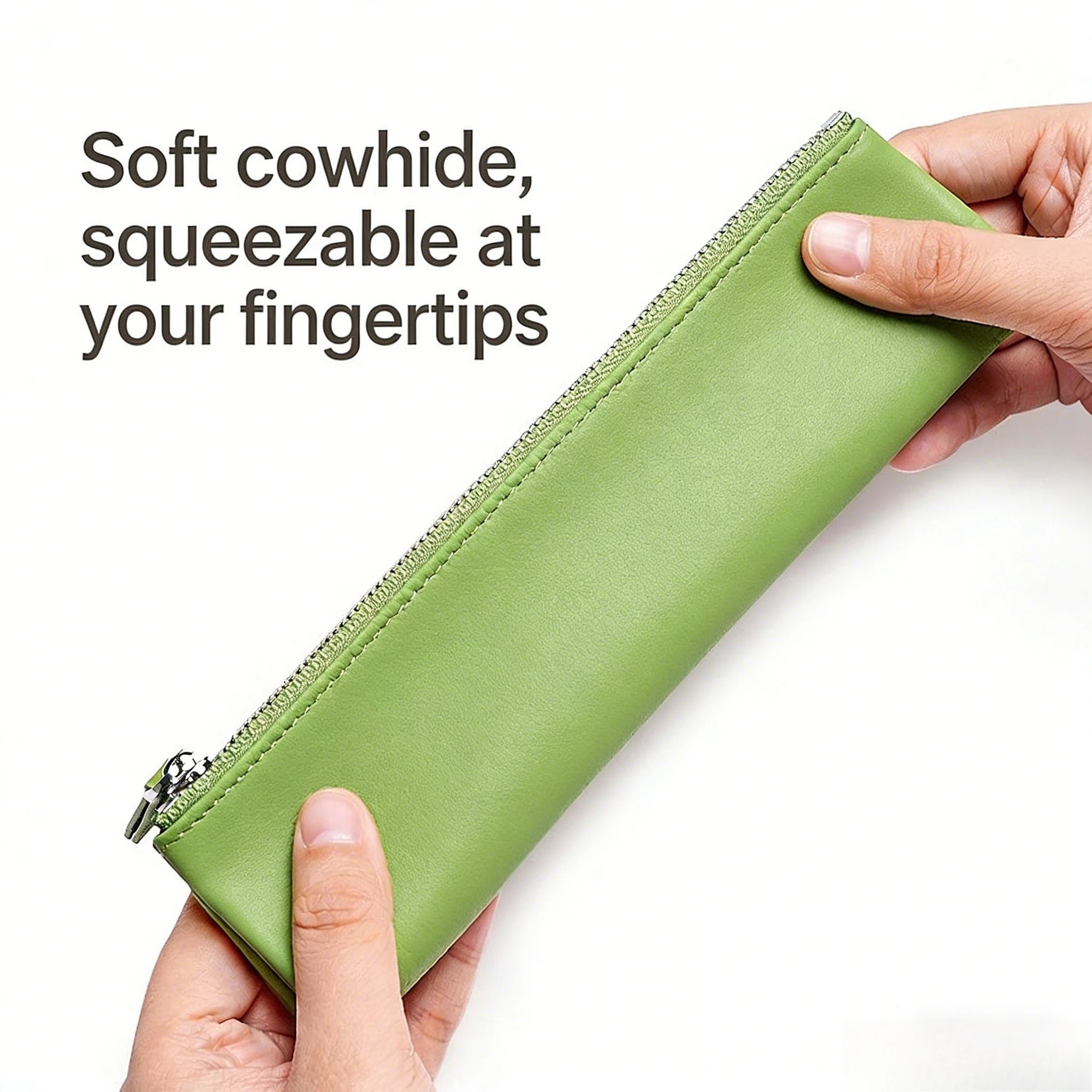 Leather Pocket Cosmetic Bag,Suitable for Wallets,Coin Purses,Lipsticks,Cosmetic,Travel Organizer Bag,High Quality and Portable.