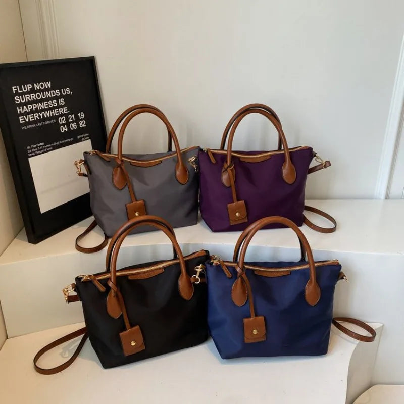 Elegant Textured Leather Tote With Trendy Design And Spacious Interior Designed Also As A Versatile Commuter Ladies Diaper Bag