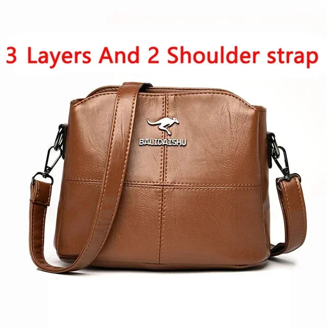 Women Embroidery Tote Bag High Quality Leather Ladies Handbags Women Shoulder Bag Small Crossbody Bags For Women Sac a Main