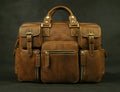 Top Quality Genuine Leather Briefcase Men Business Bag 17"Laptop Case Male Leather Office Bag Portfolio Large Messenger Bag Tote