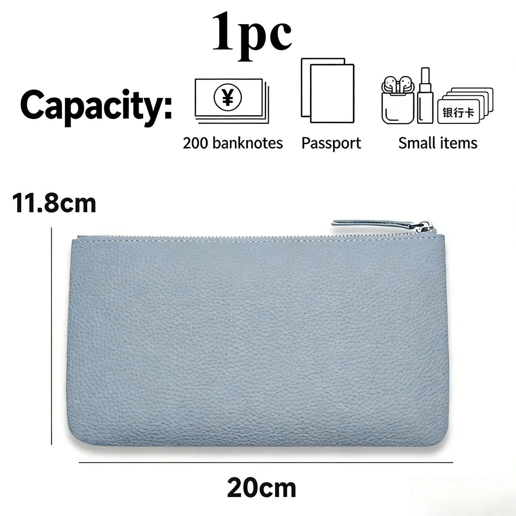 Leather Pocket Cosmetic Bag,Suitable for Wallets,Coin Purses,Lipsticks,Cosmetic,Travel Organizer Bag,High Quality and Portable.