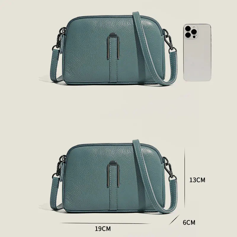 Genuine Leather Bag Luxury Women's Handbags Bag for Woman 2022 Female Clutch Phone Bags Shoulder Bag Crossbody Messenger Pack