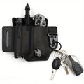 Tactical Multi Tool Belt Leather Bag Portable Tool Storage Bag Holster Outdoor Camping Hunting Waist PU Leather Pocket