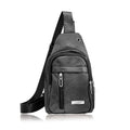 New Leather Chest Bag For Men Multifunctional Casual Fashion Messenger Shoulder Bag For Outdoor Sports Versatile Crossbody Bag